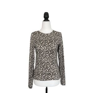 Gaze women's leopard print long sleeved top